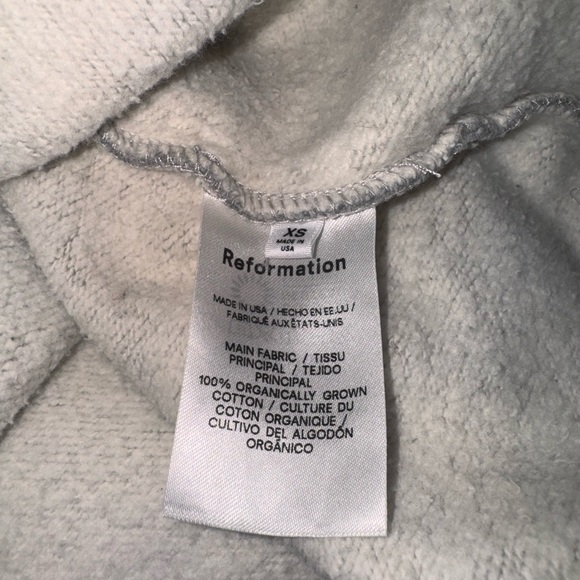 Reformation "Gone Wild" Gray Sweater (EUC) - Picture 4 of 6